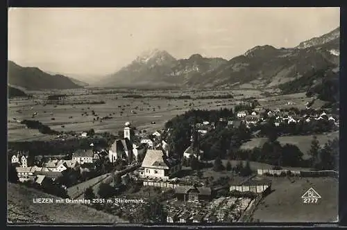 AK Liezen, Ortsansicht mit Grimming