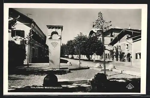 AK Schladming, Blick auf das Bauernkriegdenkmal