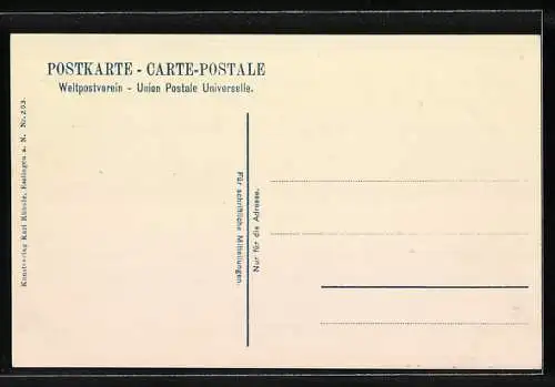 AK Heilbronn a. N., Rathaus mit Denkmal