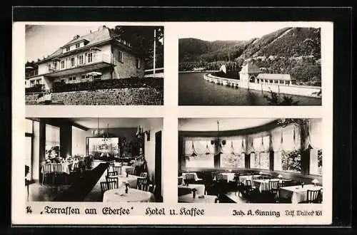 AK Edersee, Hotel und Café Terrassen am Edersee