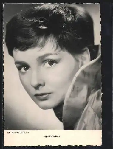 AK Schauspielerin Ingrid Andree im Portrait