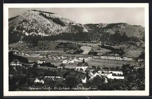 AK Grünbach am Schneeberg, Totalansicht