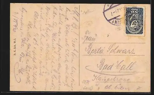 AK St. Pölten, Teilansicht mit Strassenpartie