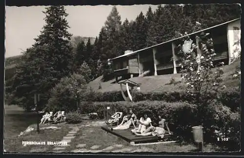 AK Erlaufsee, Ferienhaus Erlaufsee mit Badegästen