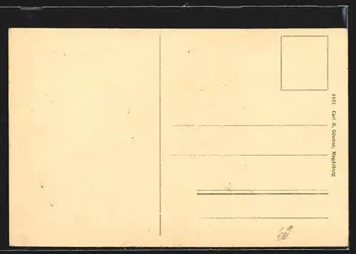 AK Aachen, Kaiser Wilhelm-Denkmal und Theater