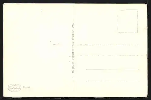 AK Alt-Frankfurt, Eiserner Steg und Dom