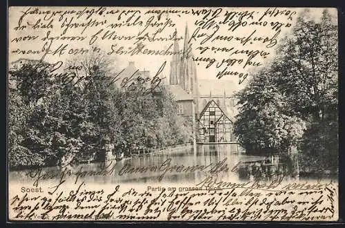 AK Soest, Partie am grossen Teich