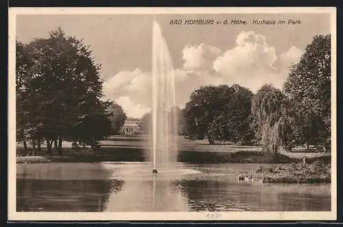 AK Bad Homburg v. d. Höhe, Kurhaus im Park