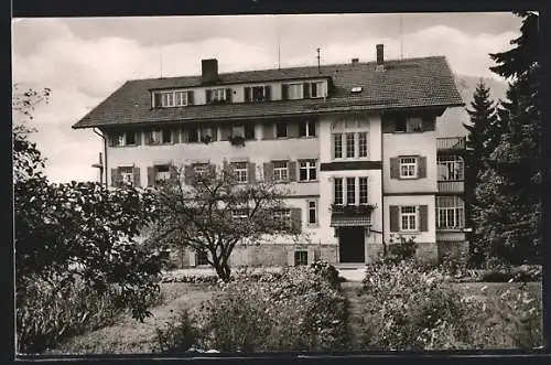 AK Gernsbach-Scheuern /Murgtal, Schwesternheim Marienruhe mit Garten