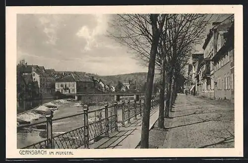 AK Gernsbach, Partie am Kanal