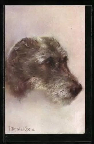 AK Portrait eines Terriers