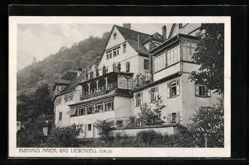 AK Bad Liebenzell /Calw, Hotel Kurhaus Maier