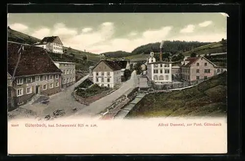 AK Gütenbach /Bad Schwarzwald, Gasthaus zur Post