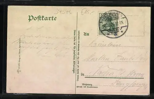 AK Hann Münden, Weserstein, Text des Weserliedes