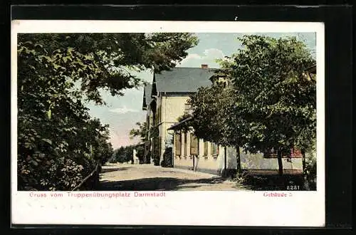 AK Darmstadt, Truppenübungsplatz, Gebäude 5