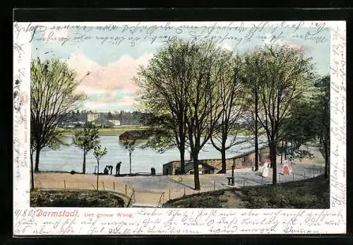 AK Darmstadt, Partie am grossen Woog