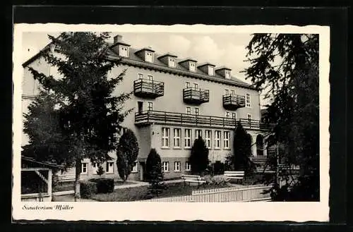 AK Bad König, Am Sanatorium Müller