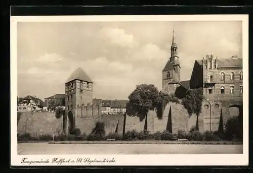 AK Tangermünde, Rossfurt und St. Stephanskirche