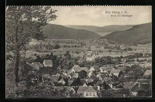 AK Bad König i. O., Blick ins Mümlingtal