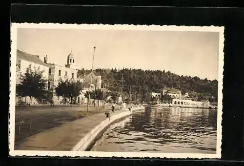 AK Cavtat, Uferpartie an der Promenade