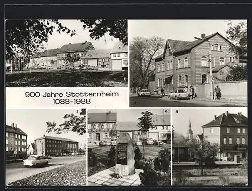 AK Stotternheim, Gaststätte Deutsches Haus, Bahnhof