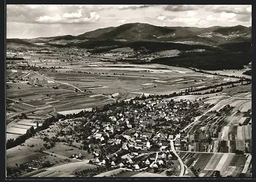 AK Egringen /Baden, Teilansicht mit Bergen