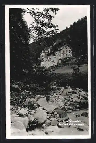 AK Lierbach /Schwarzwald, Hotel Haus Wasserfall