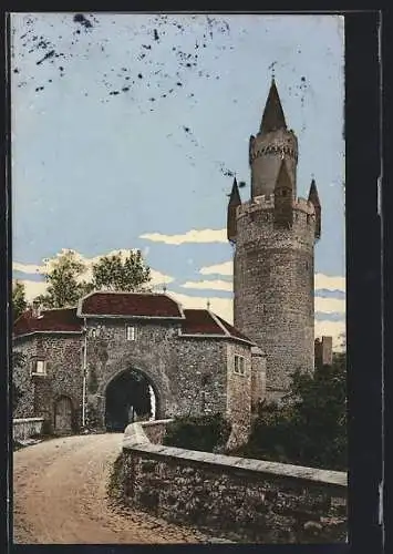 AK Friedberg i. Hessen, Burgeinfahrt