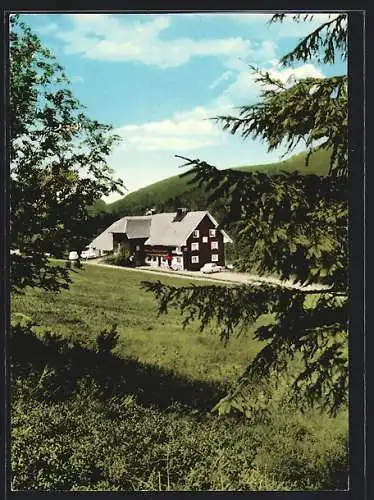 AK Blasiwald am Schluchsee /Schwarzw. Gasthaus zur Sonne B. Götte