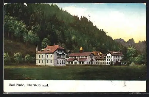 AK Bad Einöd /Obersteiermark, Ortsansicht, Gebäude-Ensemble