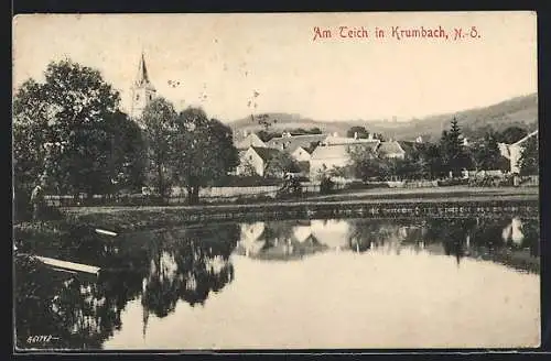 AK Krumbach /N.-Ö., Am Teich