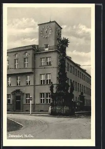 AK Zistersdorf, Strassenpartie im Ort