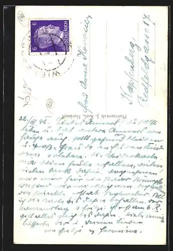 AK Wienerbruck, Hotel Burger von weitem