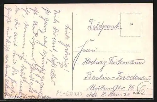 AK Posen, Alter Markt mit Hauptwache