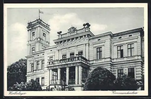 AK Posen / Poznan, Truppenübungsplatz Warthelager, Kommandantur