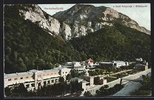 AK Herkulesfürdö, A fürdö Központja