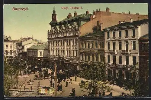 AK Bucarest, Hotel Marele English, Piata Teatrului