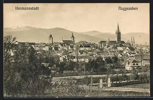 AK Hermannstadt, Panorama