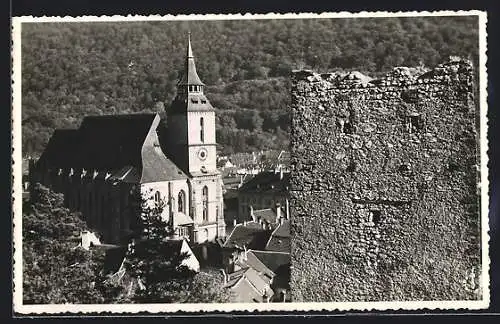 AK Kronstadt, Die Kirche vom alten Turm aus