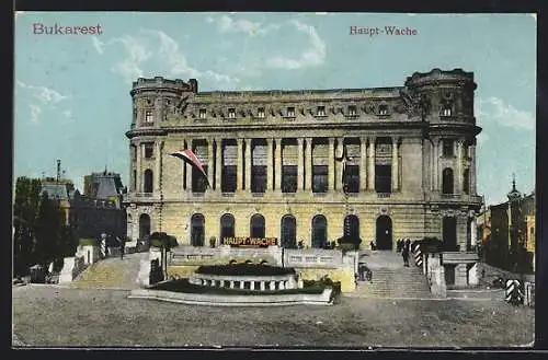 AK Bukarest, Partie an der Haupt-Wache