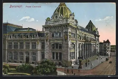 AK Bucuresti, Posta Centrala / Hauptpost