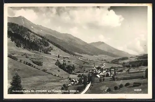 AK St. Johann am Tauern, Gesamtansicht mit Umgebung
