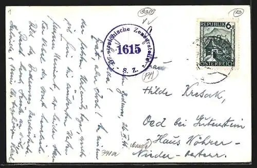 AK Bregenz, Ortsansicht mit Bodensee