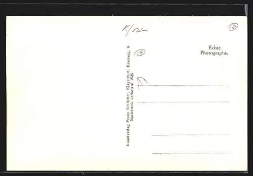 AK Drobollach /Faakersee, Ortsansicht mit Dobratsch aus der Vogelschau