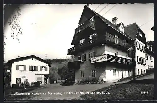 AK Breitenstein /Niederösterreich, Hotel-Pension Klamm am Semmering
