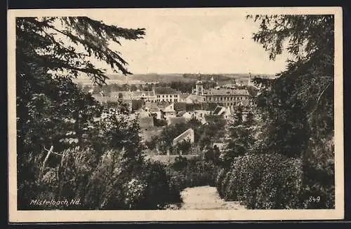 AK Mistelbach /Nd., Blick auf den Ort