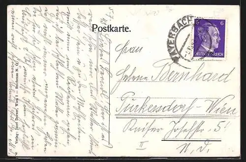 AK Reichenau an der Rax, Schneedörfl, Ortsansicht aus der Vogelschau