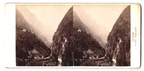 Stereo-Fotografie Alois Beer, Klagenfurt, Ansicht Salzburg, Pass Lueg