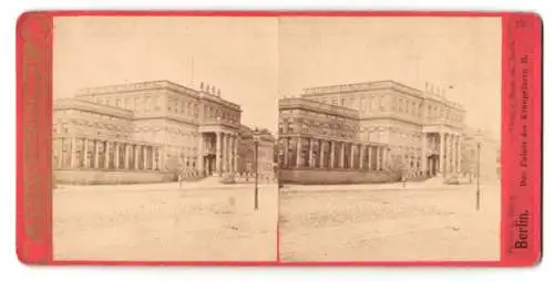 Stereo-Fotografie Moser Senior, Berlin, Ansicht Berlin, das Palais des Kronprinzen