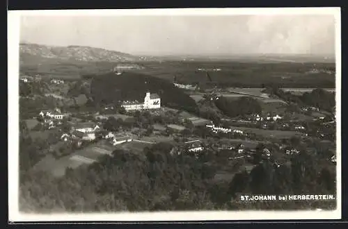 AK St. Johann bei Herberstein, Luftaufnahme